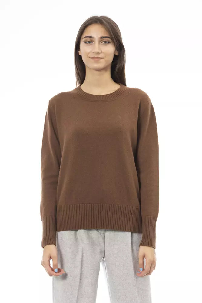 Alpha Studio  Cashmere Women's SweaterSheer Knit Tops