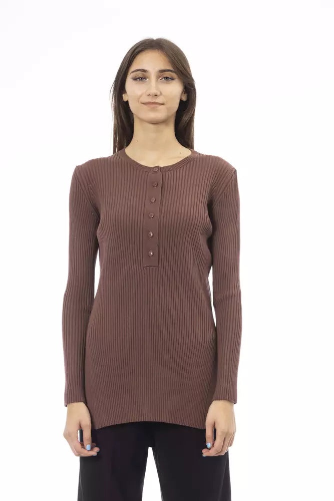 Alpha Studio  Viscose Women's SweaterWool Knit Tops