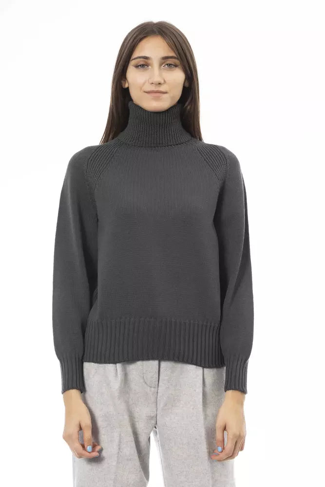 Alpha Studio  Wool Women's SweaterFestival Knit Tops