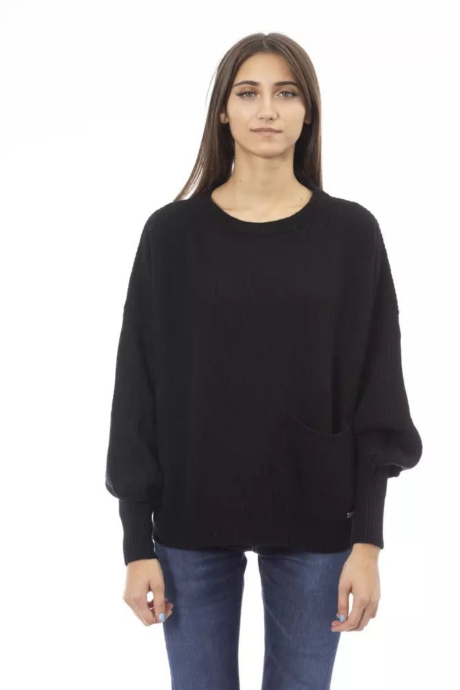 Baldinini Trend  Wool Women's SweaterBeaded Knit Tops