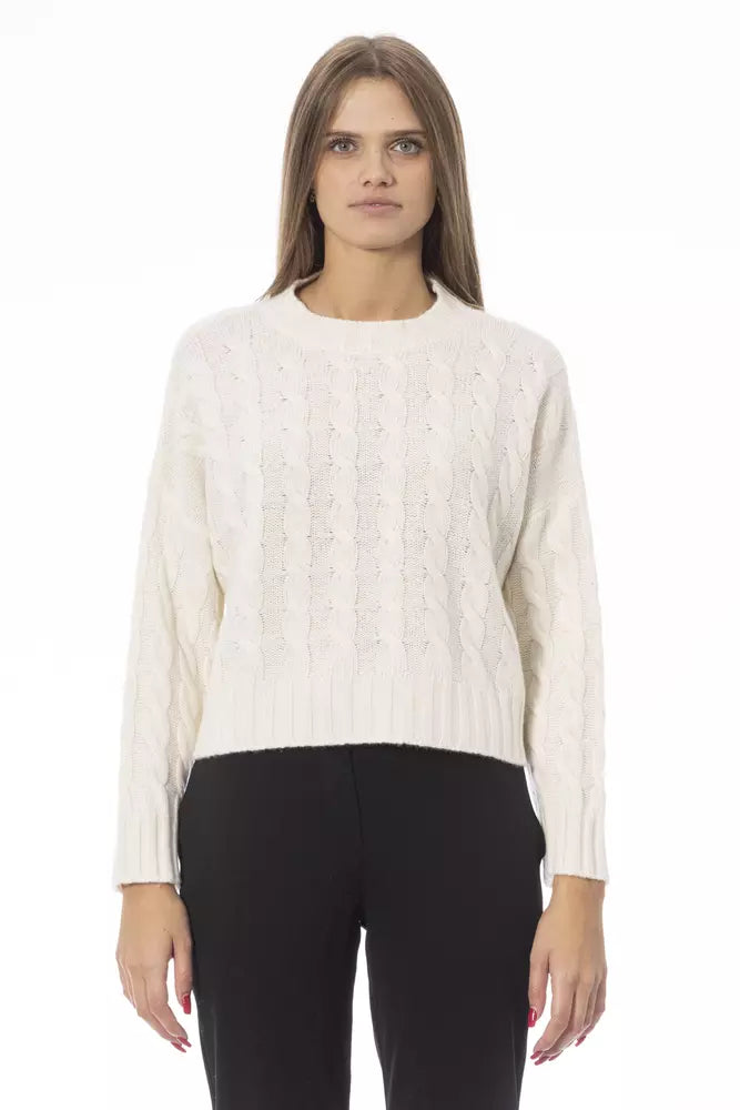 Baldinini Trend  Wool Women's SweaterHigh-Fashion Knit Tops