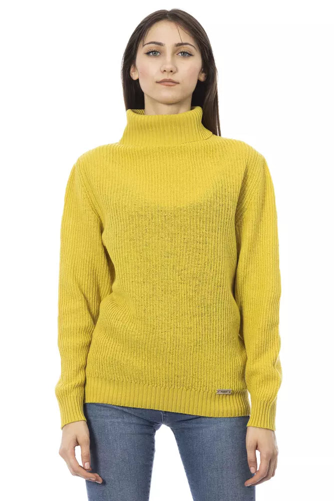 Baldinini Trend  Wool Women's SweaterThermal Knit Tops