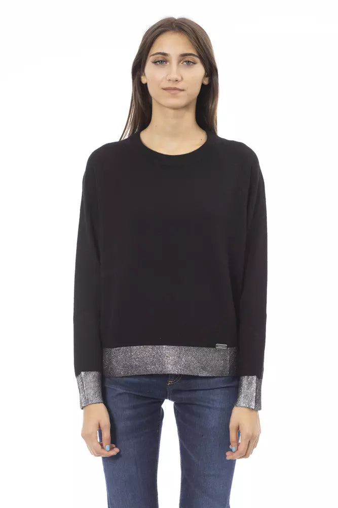 Baldinini Trend  Wool Women's SweaterLayered Knit Tops