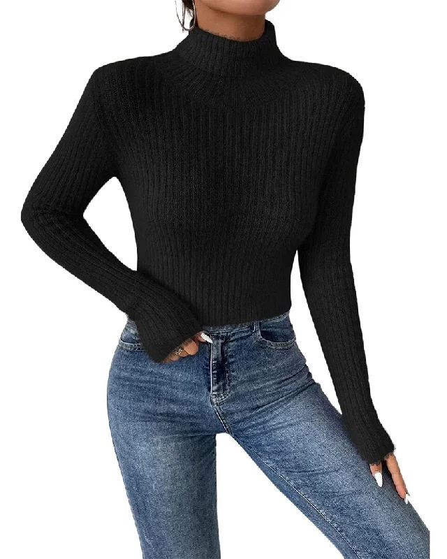 EVIA SweaterSheer Knit Tops