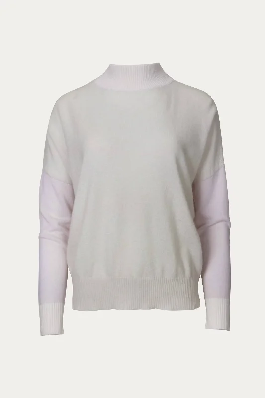 Isabella Colorblock Cashmere JumperAsymmetrical Knit Tops