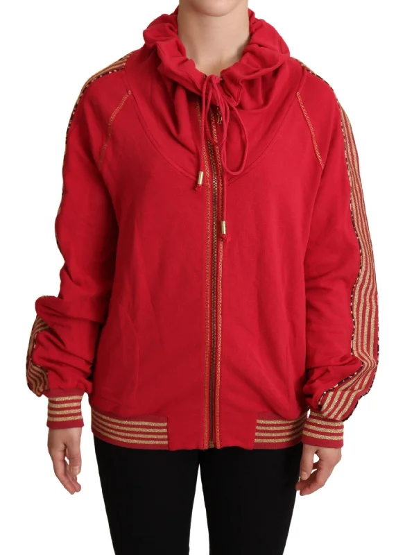 John Galliano  Full Zip Jacket Sweatshirt Hooded Women's SweaterLimited Edition Knit Tops