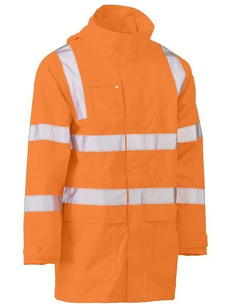 Cultural JacketsBisley Taped Hi Vis Rail Wet Weather Jacket (BJ6964T)