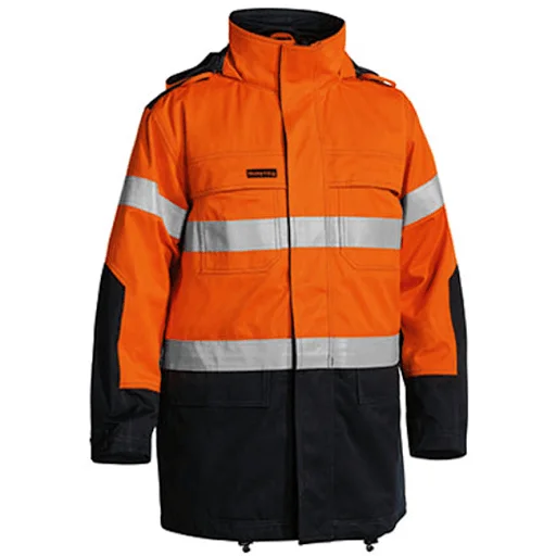 Pocketed JacketsBisley Taped Two Tone Hi Vis FR Jacket (BJ8100T)