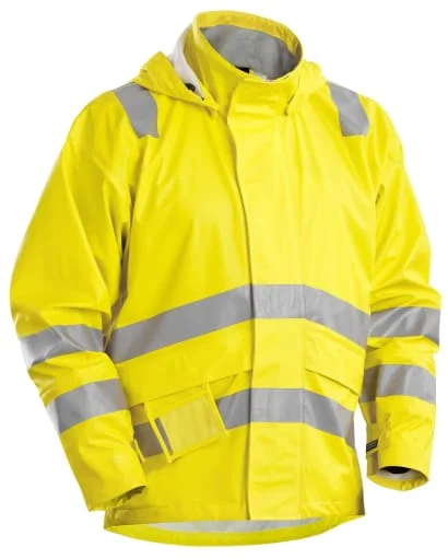 Running JacketsBlaklader Multinorm Hi Vis Waterproof Flame Retardant Rain Jacket - 4303