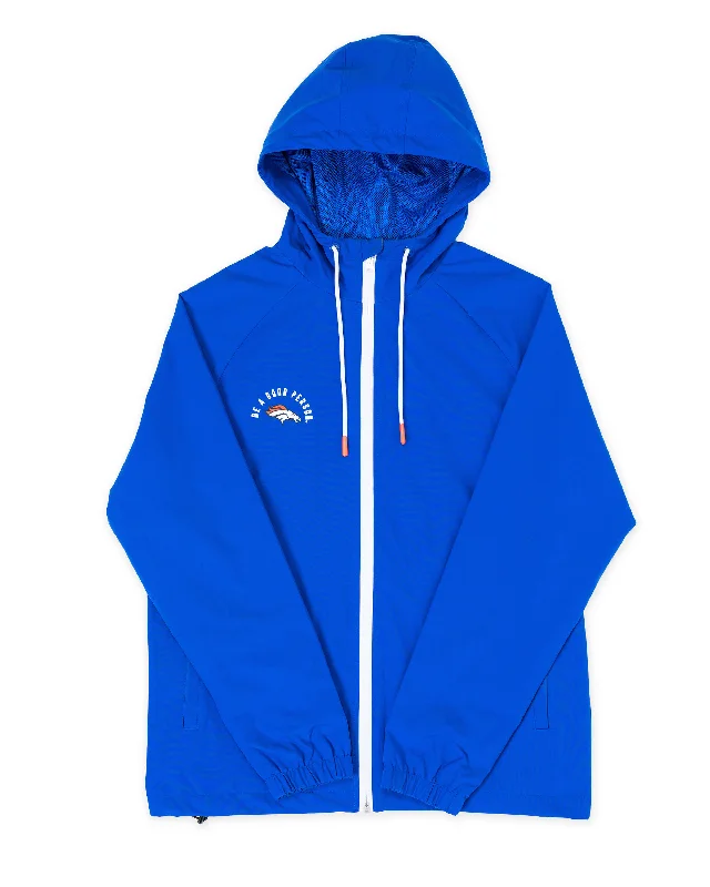 Artist JacketsBroncos Legacy Blue Windbreaker