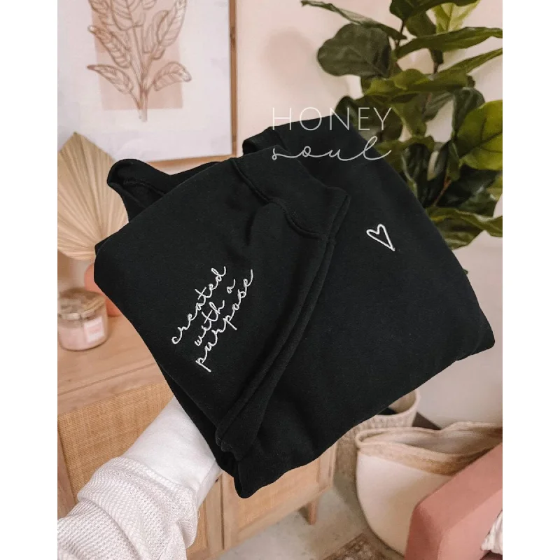 Festival SweatshirtsWOMEN'S CREATED WITH A PURPOSE EMBROIDERED SWEATSHIRT