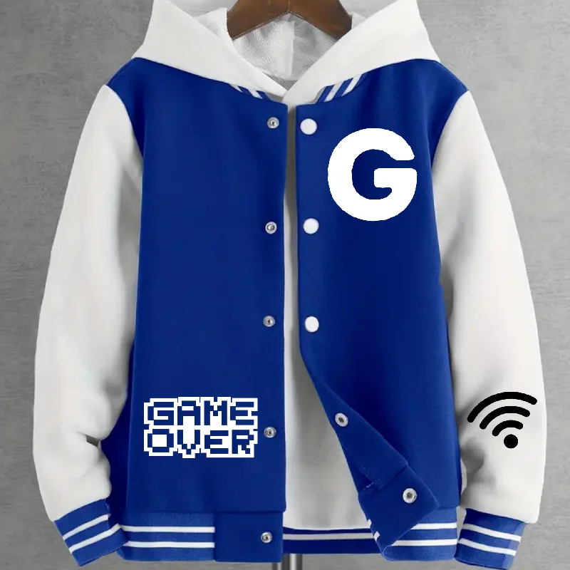 Mesh JacketsGamer Boys Varsity Jacket