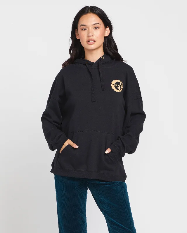 Reflective JacketsGold In Hour Hoodie - Black