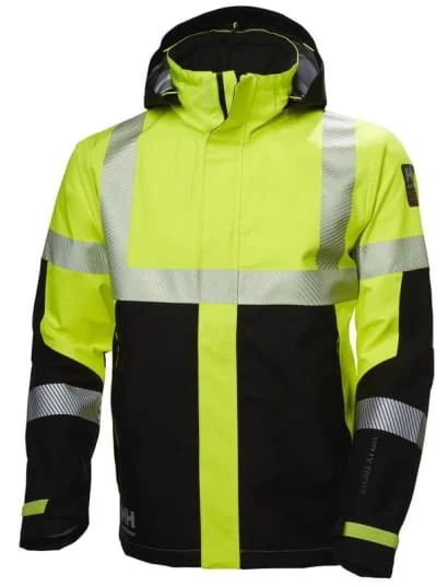 Denim JacketsHelly Hansen ICU 3 layer Hellytech Hi Vis softshell Jacket Class 3 - 71172