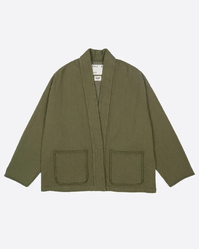 Reflective JacketsEdo Jacket Armor Cotton Dark Olive