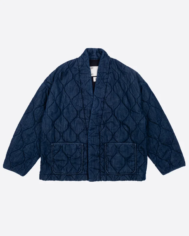 Hiking JacketsEdo Jacket Quilted Denim Indigo