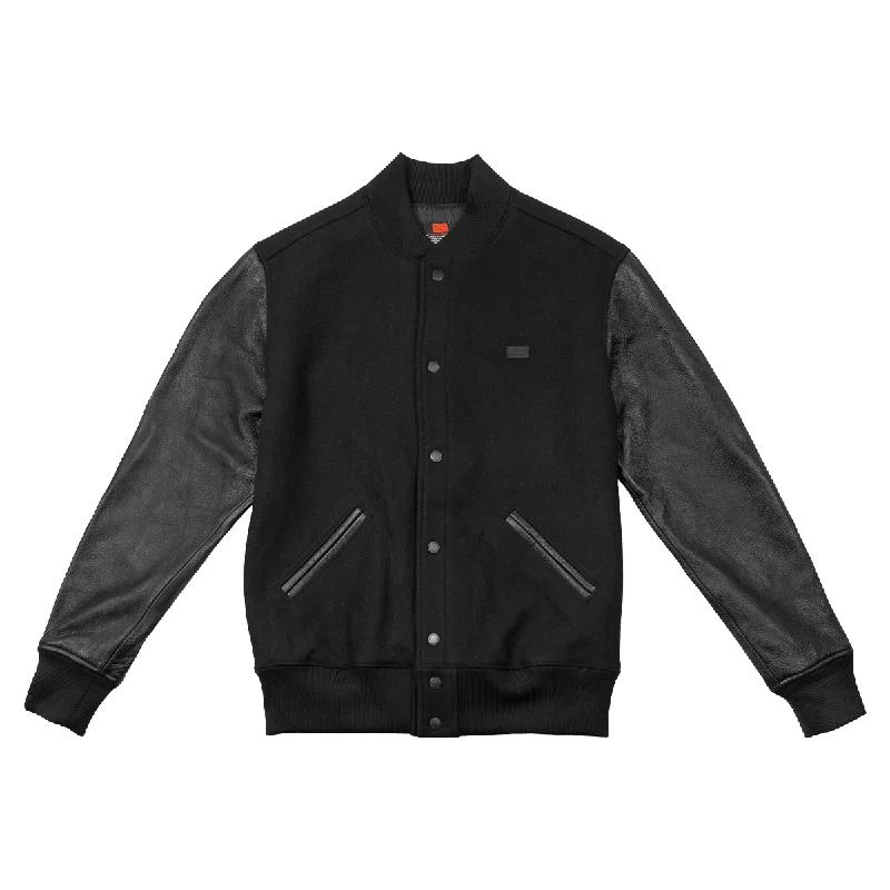 Cashmere JacketsMarathon Letterman Jacket - Black