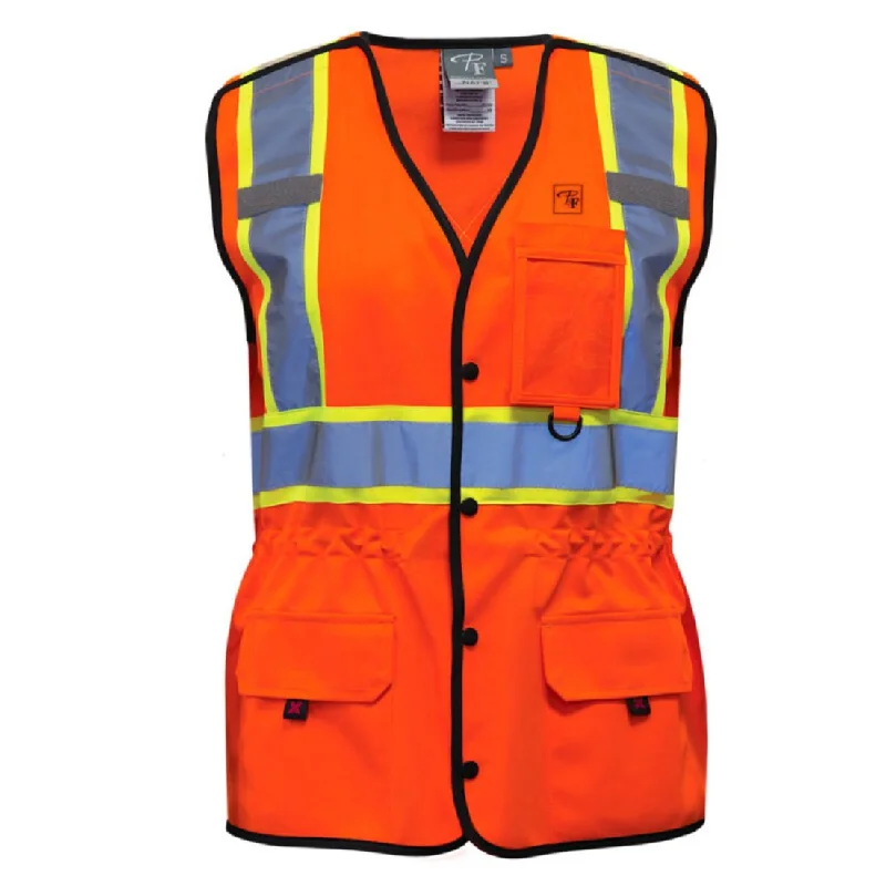 Waterproof JacketsP&F Women's High Visibility Safety Vest PF760