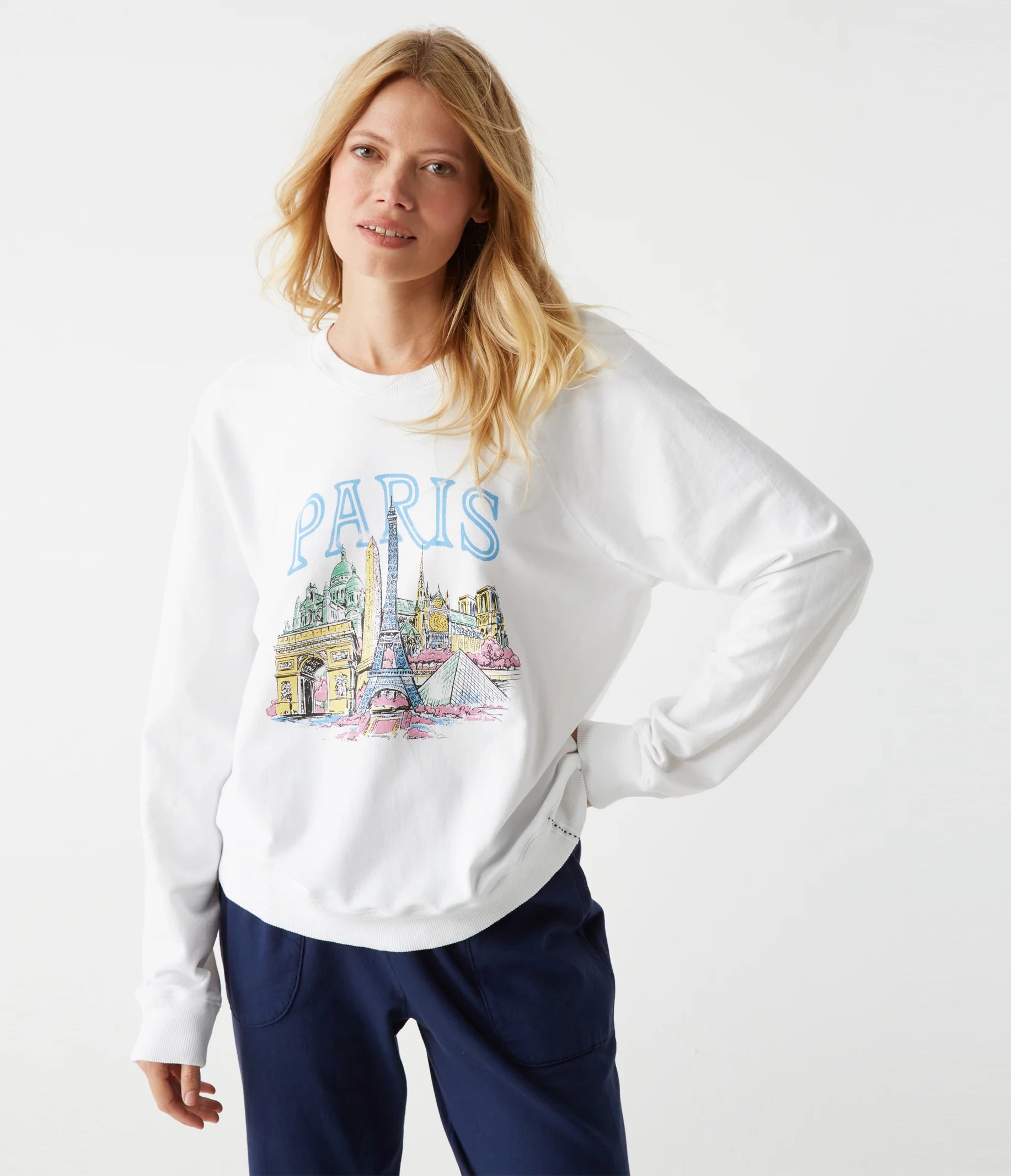 Embellished SweatshirtsParis Graphic Sweatshirt