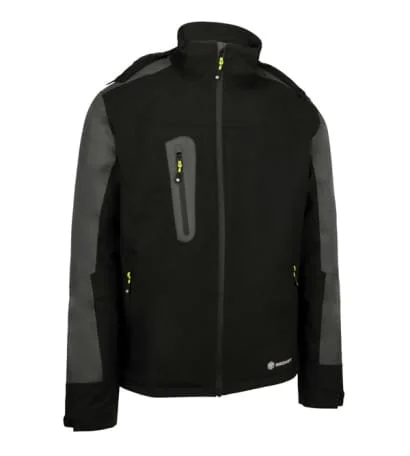 Urban JacketsPembroke Flex Padded Waterproof Stretch Rain Jacket Black/grey-SFPRJBLGY