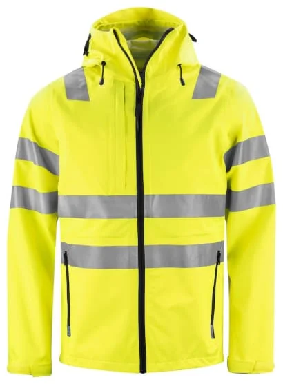 Leather-Paneled JacketsProjob 6450 High Visibility Waterproof Rain Jacket with Superior Ventilation