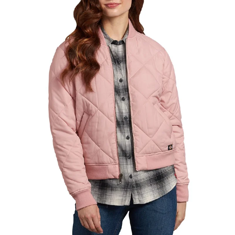 Painted JacketsDickies Women's Quilted Bomber Work Jacket - Pink