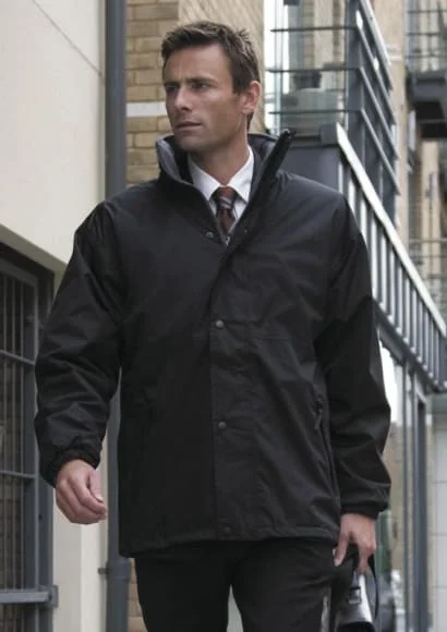 Linen JacketsResult Reversible Fleece Lined Stormdri 4000 Waterproof Jacket-R160X