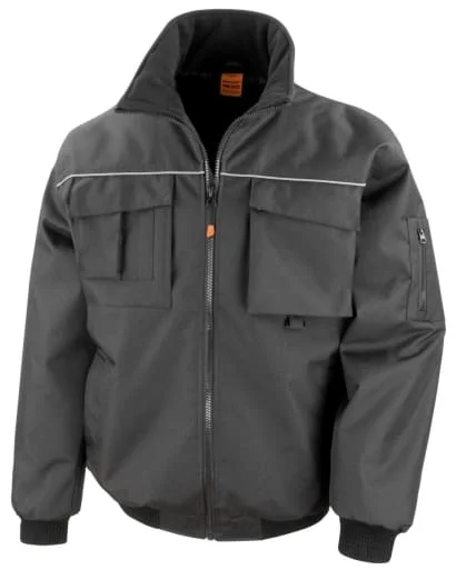 Branded JacketsSabre Padded Pilot Jacket Waterproof Windproof Result Workguard  R300X