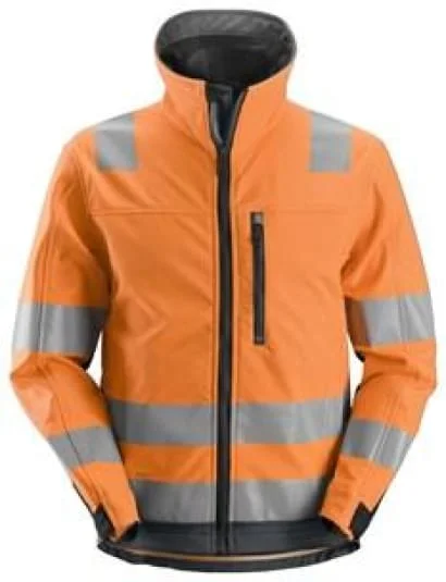 Tasseled JacketsSnickers 1230 AllRound Work High Visibility Softshell Jacket Class 3 - 1230