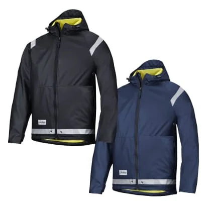 Streetwear JacketsSnickers 8200 Lightweight Rain Jacket with 3M Reflective Strips - Waterproof