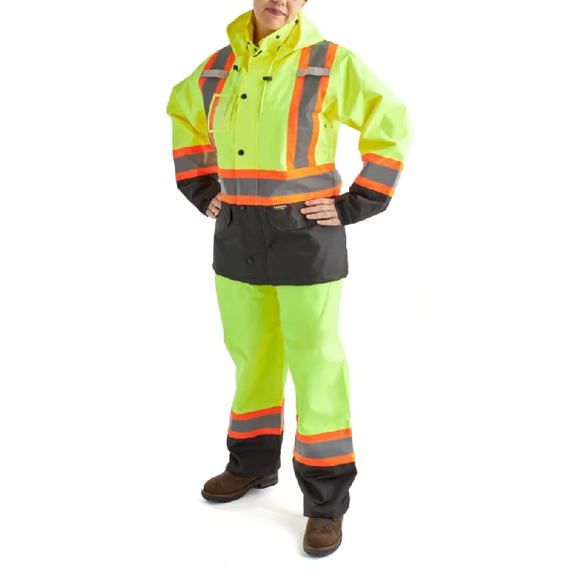 Snowboard JacketsTerra Women's High Vis Rainsuit 116520WYL - Yellow