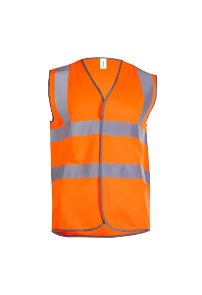 Down JacketsUneek Hi Vis Safety Waistcoat vest-(Pack of 10 one size/colour))  801