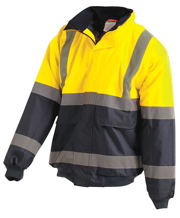 Puffer JacketsWorkit Hi Vis 2 Tone Bomber Jacket 3003