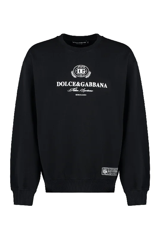 Fleece SweatshirtsDOLCE & GABBANA Luxury Velvet Touch Cotton Sweatshirt