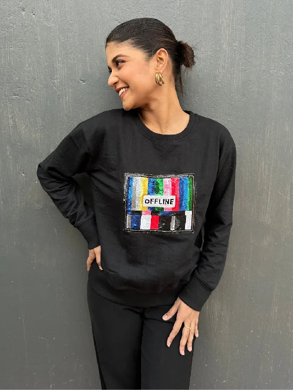 Minimalist SweatshirtsSequinned Sweatshirt