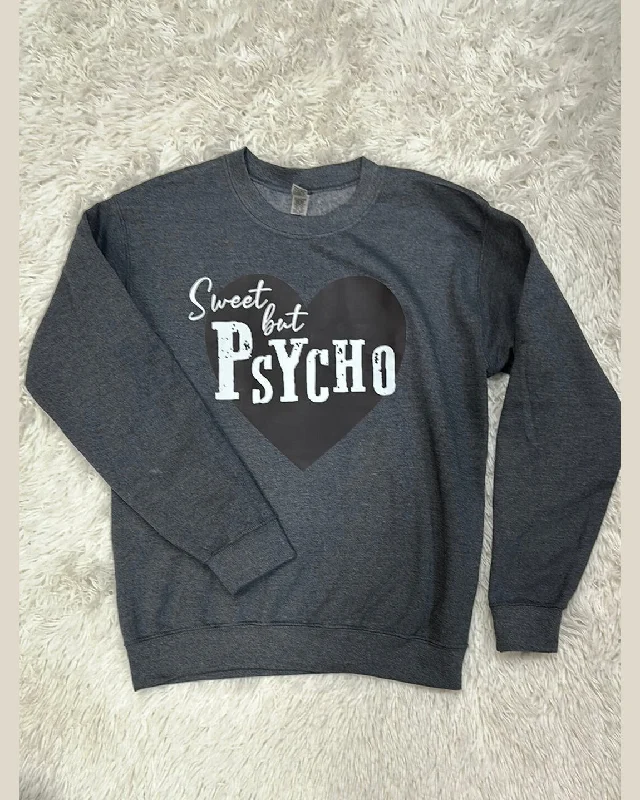 Fringed HoodiesSweet But Psycho Sweatshirt