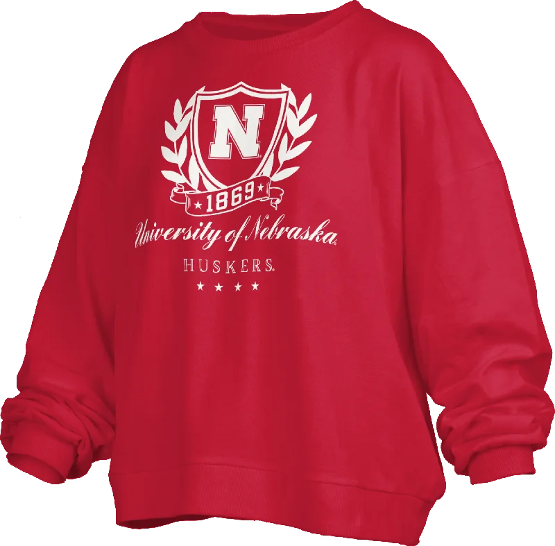 Designer SweatshirtsWomen's Nebraska Huskers Big Aug Fleece Sweatshirt