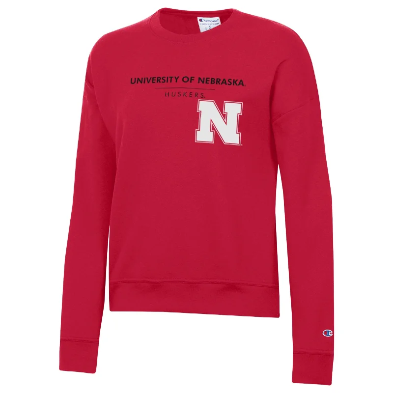 Polyester HoodiesWomen's Nebraska Huskers Powerblend Fleece Sweatshirt