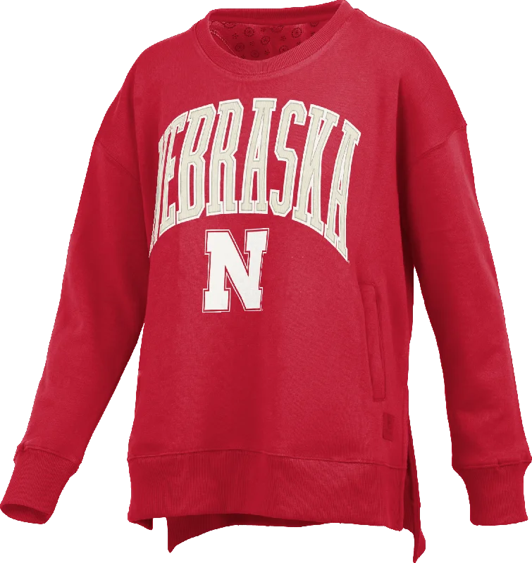 Urban HoodiesWomen's Nebraska Huskers Venice Cozy Fleece Sweatshirt