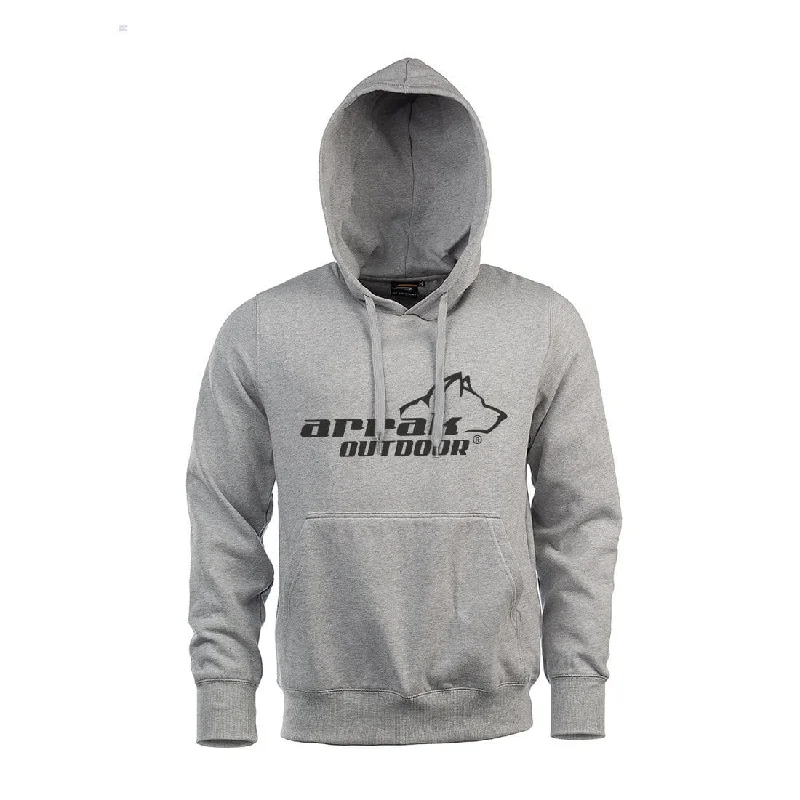 Travel SweatshirtsArrak Outdoor Hood Sweatshirt Pro99 Grey