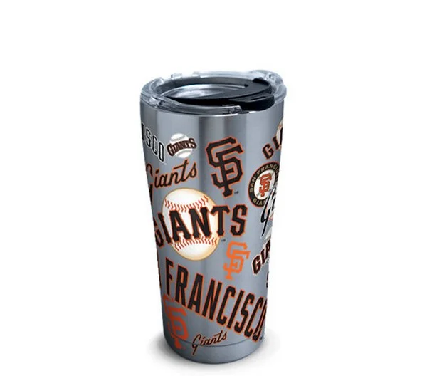 San Francisco Giants MLB® Logo Stainless Steel with Hammer Lid 20 oz Tervis Tumbler