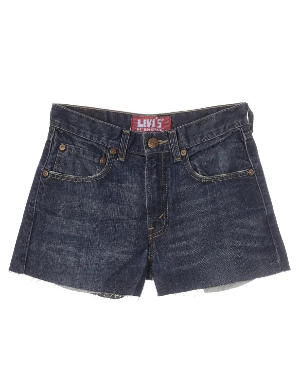 French Terry T-ShirtsLabel Molly Frayed Denim Shorts - W28