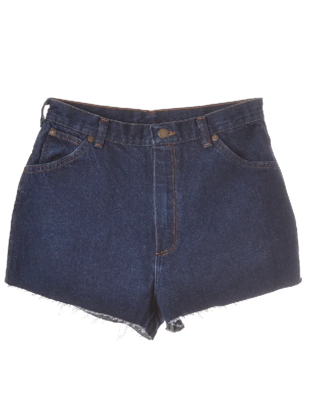 Recycled Fabric T-ShirtsLabel Molly Frayed denim shorts - W28