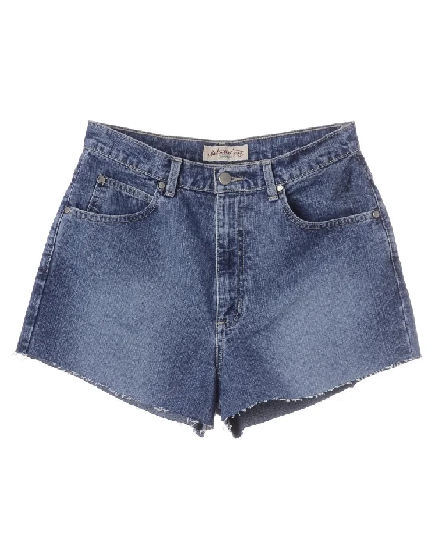 Band Merch T-ShirtsLabel Molly Frayed Denim Shorts