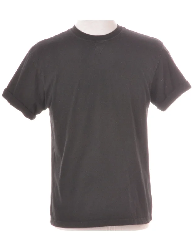 Compression T-ShirtsLabel Navy Rolled Sleeve T-shirt