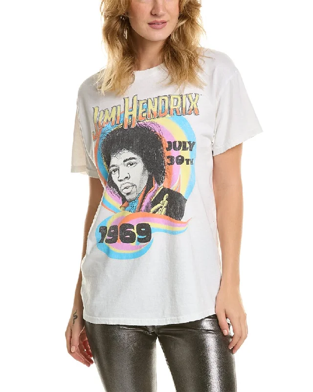 Boat Neck T-ShirtsDirty Cotton Scoundrels Jimi Hendrix T-Shirt