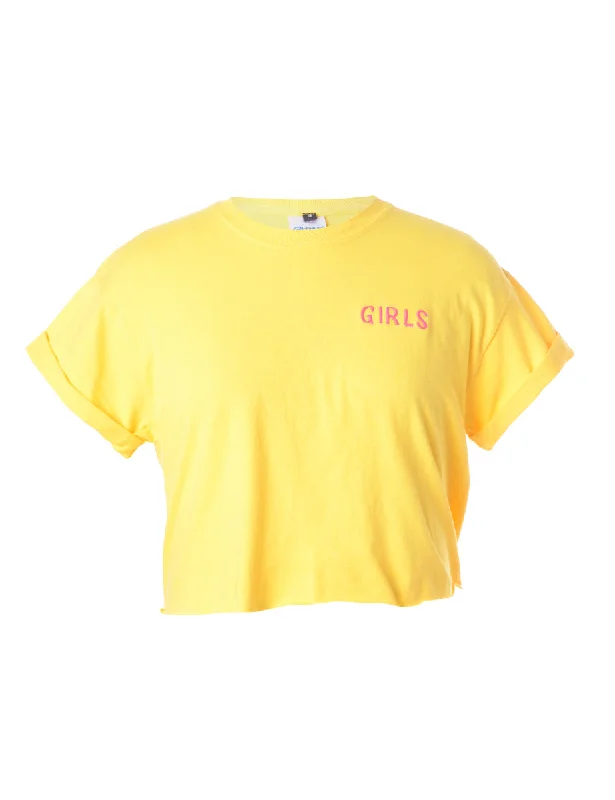 Performance T-ShirtsLabel Girls Crop T-Shirt