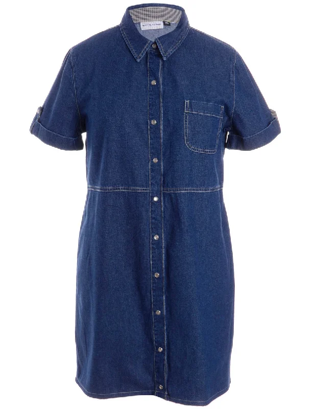 Statement T-ShirtsLabel Heather Shortened Denim Dress