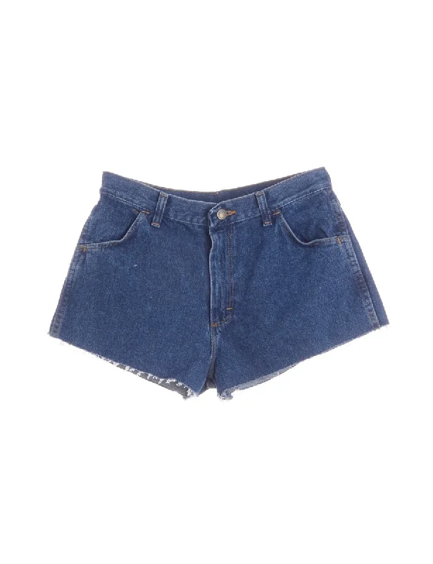 V-Neck T-ShirtsLabel Molly Frayed Denim Shorts