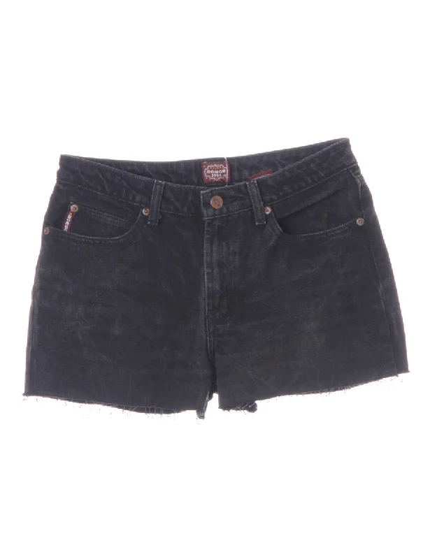 Beaded T-ShirtsLabel Molly Frayed Denim Shorts